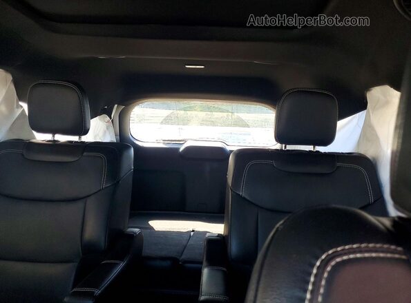 1FM5K8GC4NGA39344 2022 FORD EXPLORER Black უკანა სავარძლების ხედი