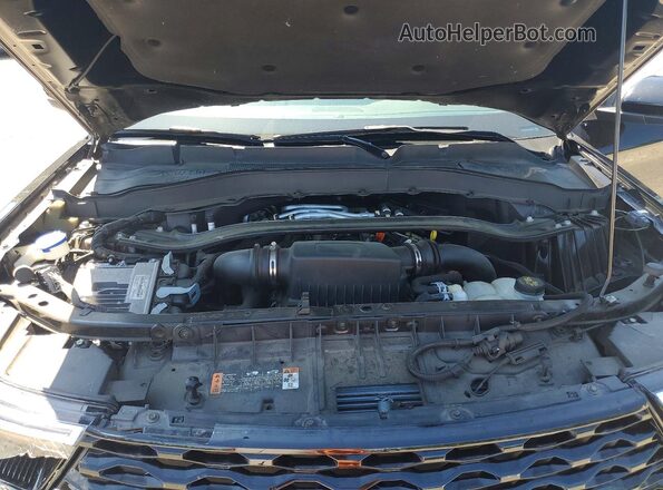 1FM5K8GC4NGA39344 2022 FORD EXPLORER Black ძრავის განყოფილების ხედი
