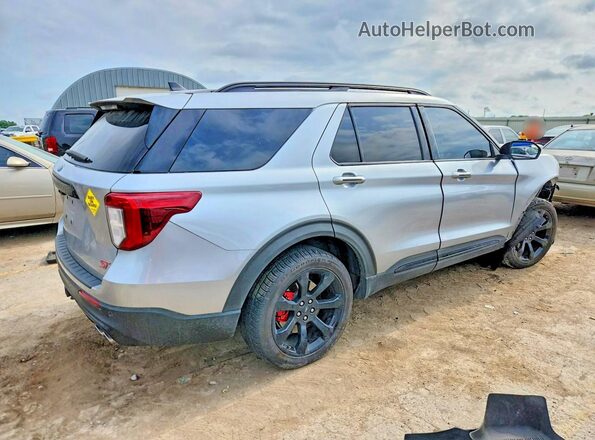 1FM5K8GC4NGA71078 2022 FORD EXPLORER Серебряный Задняя правая четверть