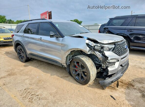 1FM5K8GC4NGA71078 2022 FORD EXPLORER Серебряный Передняя правая четверть
