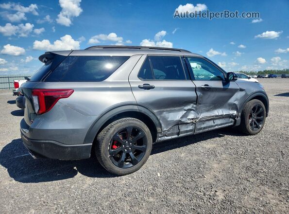 1FM5K8GC4PGC08362 2023 FORD EXPLORER Gray Հետևի աջ