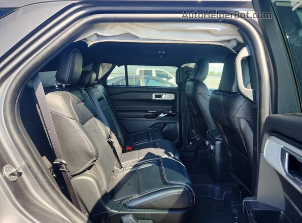 1FM5K8GC4PGC08362 2023 FORD EXPLORER Gray Սալոնի հետևի տեսք