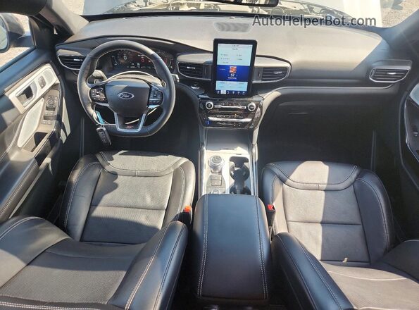 1FM5K8GC4PGC08362 2023 FORD EXPLORER Gray Առջևի վահանակի տեսք