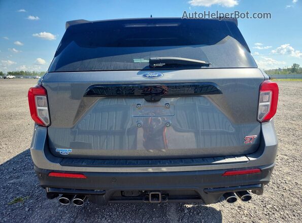 1FM5K8GC4PGC08362 2023 FORD EXPLORER Gray Հետևի տեսք