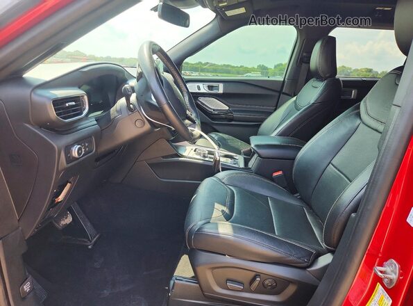 1FM5K8GC5MGA21210 2021 FORD EXPLORER Red Front interior view