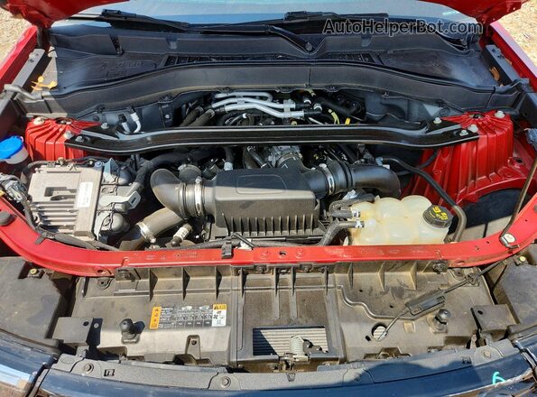 1FM5K8GC5MGA21210 2021 FORD EXPLORER Red Engine compartment view