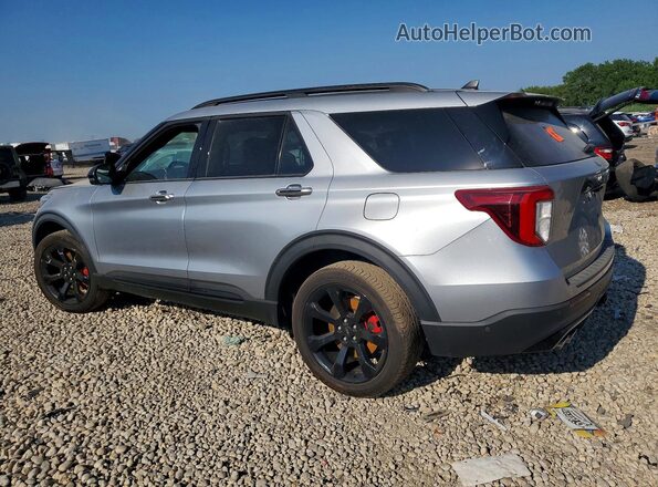 1FM5K8GC5MGB30220 2021 FORD EXPLORER Gray უკანა მარცხენა