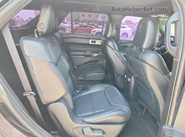 1FM5K8GC6LGA23692 2020 FORD EXPLORER Black Vista interior trasera