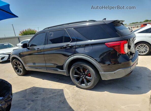 1FM5K8GC6LGA23692 2020 FORD EXPLORER Black Trasero izquierdo