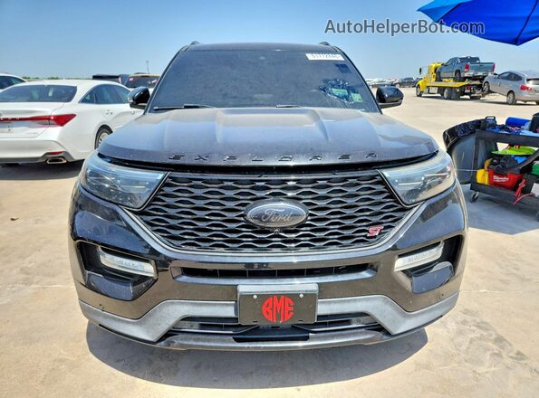 1FM5K8GC6LGA23692 2020 FORD EXPLORER Black Vista frontal