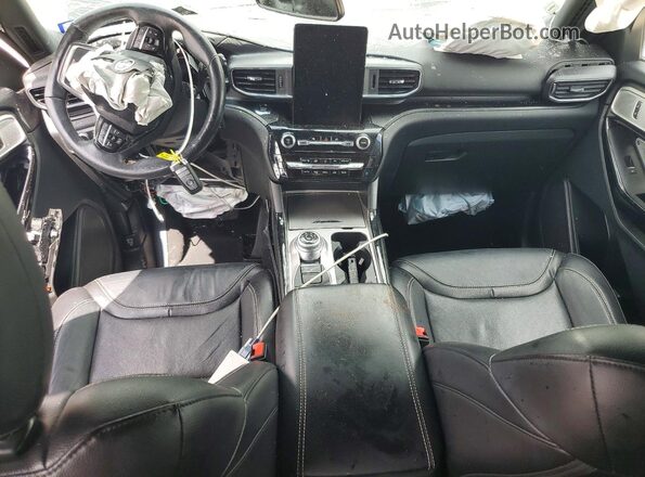 1FM5K8GC6MGA38355 2021 FORD EXPLORER Black Dashboard view