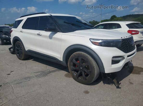 1FM5K8GC7LGA04357 2020 FORD EXPLORER Белый Передняя правая четверть