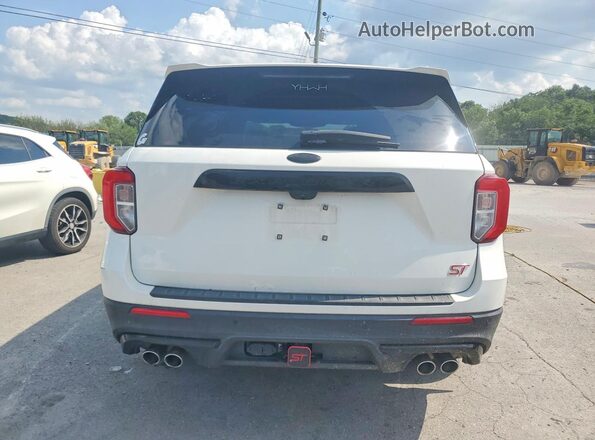1FM5K8GC7LGA04357 2020 FORD EXPLORER Белый Вид сзади