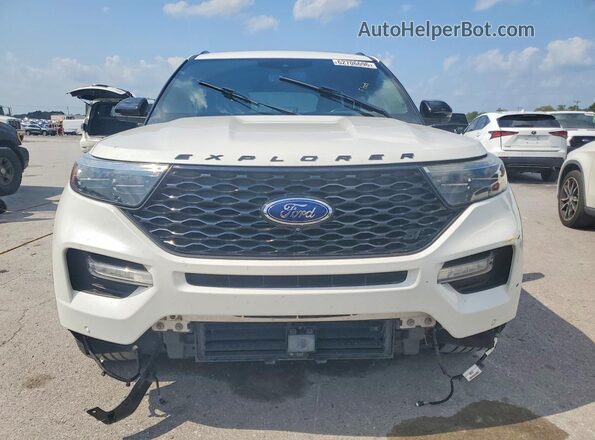 1FM5K8GC7LGA04357 2020 FORD EXPLORER Белый Вид спереди