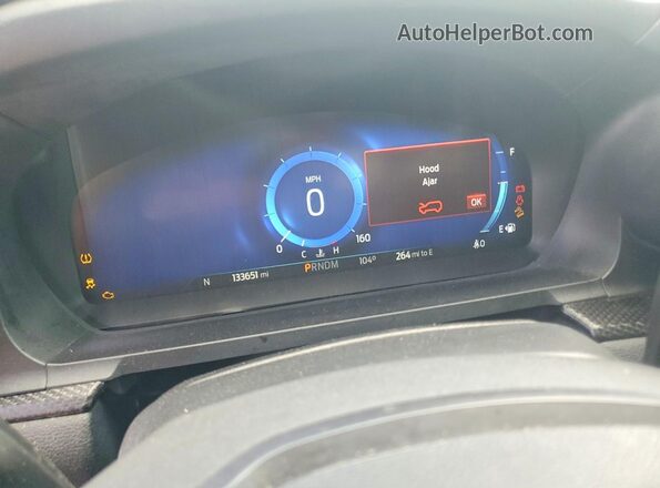 1FM5K8GC7LGA04357 2020 FORD EXPLORER Белый Вид щитка приборов