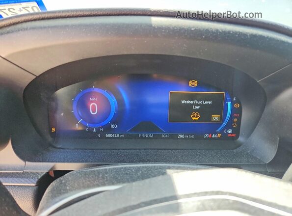 1FM5K8GC7LGA26990 2020 FORD EXPLORER Black Widok zestawu wskaźników