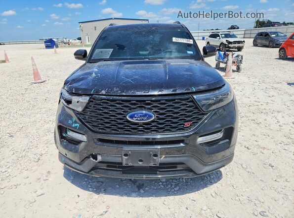 1FM5K8GC7LGA26990 2020 FORD EXPLORER Black Widok z przodu