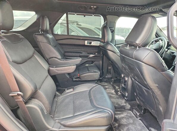 1FM5K8GC7LGA26990 2020 FORD EXPLORER Black Widok tylnych siedzeń