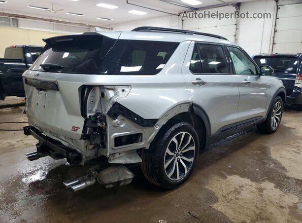 1FM5K8GC7LGA66308 2020 FORD EXPLORER Silver უკანა მარჯვენა