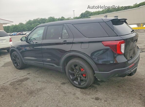 1FM5K8GC7NGA00702 2022 FORD EXPLORER Black Tył lewy