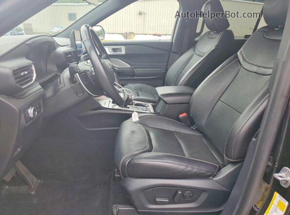 1FM5K8GC7NGA00702 2022 FORD EXPLORER Black Widok wnętrza z przodu