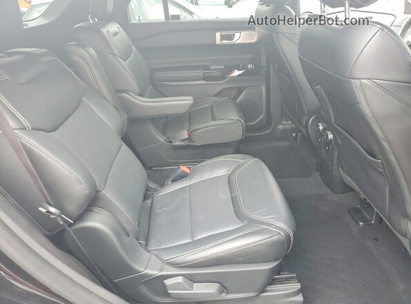 1FM5K8GC7NGA00702 2022 FORD EXPLORER Black Widok wnętrza z tyłu