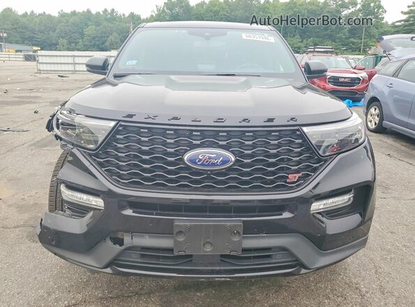 1FM5K8GC7NGA00702 2022 FORD EXPLORER Black Widok z przodu