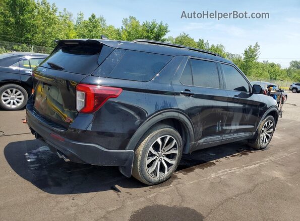 1FM5K8GC7NGA32307 2022 FORD EXPLORER Black უკანა მარჯვენა