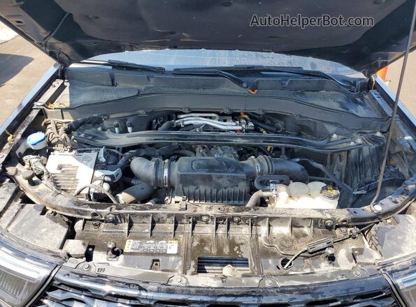 1FM5K8GC7NGA32307 2022 FORD EXPLORER Black ძრავის განყოფილების ხედი