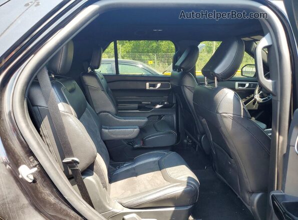 1FM5K8GC7NGA32307 2022 FORD EXPLORER Black უკანა სალონის ხედი