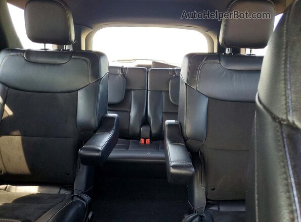 1FM5K8GC7NGA32307 2022 FORD EXPLORER Black უკანა სავარძლების ხედი
