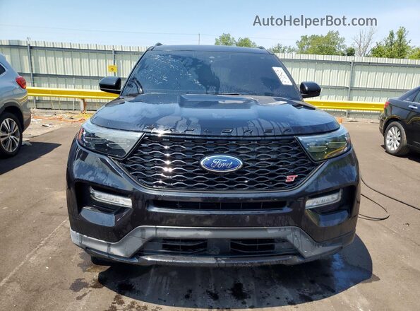 1FM5K8GC7NGA32307 2022 FORD EXPLORER Black წინა ხედი