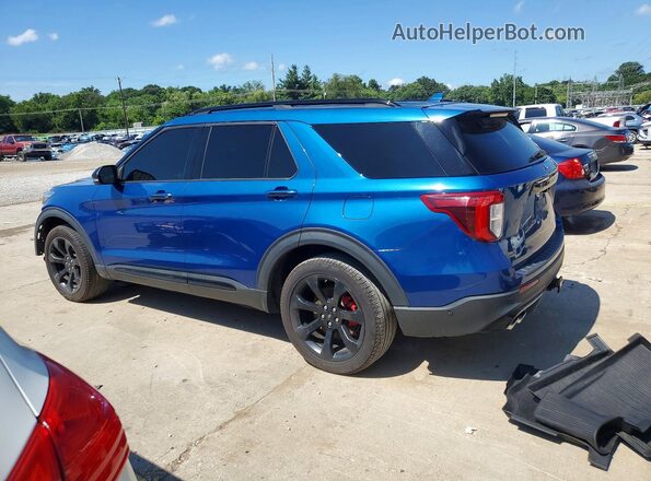 1FM5K8GC8LGA00737 2020 FORD EXPLORER Синий Задняя левая четверть