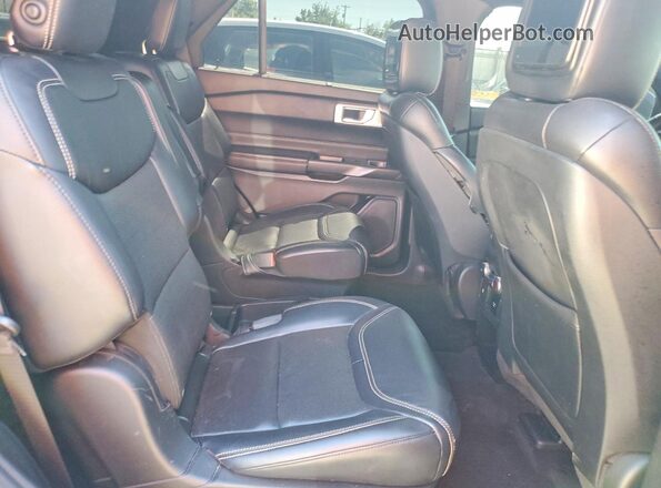 1FM5K8GC8LGA00737 2020 FORD EXPLORER Синий Вид задней части салона