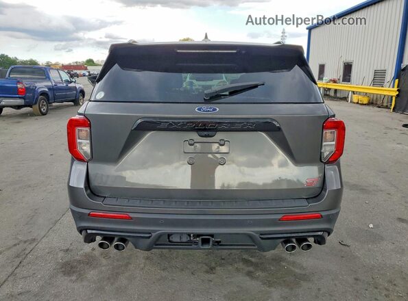 1FM5K8GC8LGA24021 2020 FORD EXPLORER Gray Вид ззаду