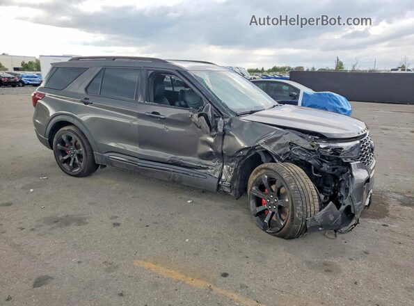 1FM5K8GC8LGA24021 2020 FORD EXPLORER Gray Передня права чверть
