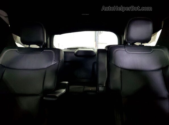 1FM5K8GC8LGB02510 2020 FORD EXPLORER Red Вид задніх сидінь