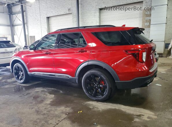 1FM5K8GC8LGB02510 2020 FORD EXPLORER Red Задня ліва чверть