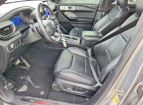 1FM5K8GC8MGA04966 2021 FORD EXPLORER Серый Вид салона спереди