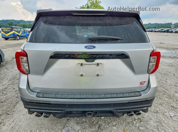 1FM5K8GC8MGA04966 2021 FORD EXPLORER Серый Вид сзади