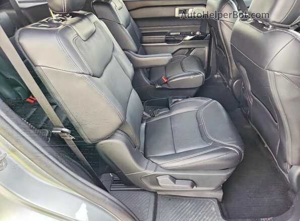 1FM5K8GC8MGA04966 2021 FORD EXPLORER Серый Вид задней части салона