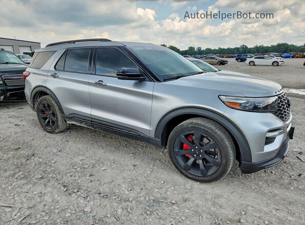 1FM5K8GC8MGA04966 2021 FORD EXPLORER Серый Передняя правая четверть