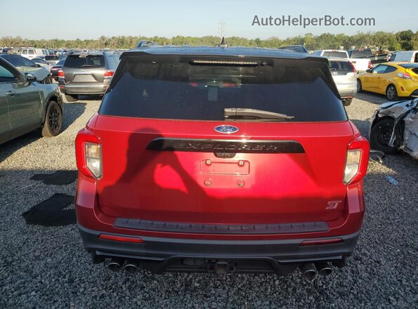 1FM5K8GC9LGA34556 2020 FORD EXPLORER Red Rear view