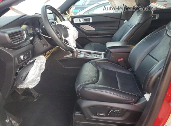 1FM5K8GC9LGA34556 2020 FORD EXPLORER Red Front interior view