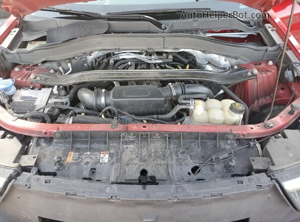 1FM5K8GC9LGA34556 2020 FORD EXPLORER Red Engine compartment view