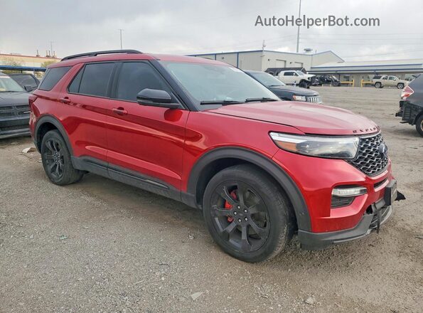 1FM5K8GC9MGA95715 2021 FORD EXPLORER Красный Передняя правая четверть