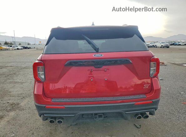 1FM5K8GC9MGA95715 2021 FORD EXPLORER Красный Вид сзади