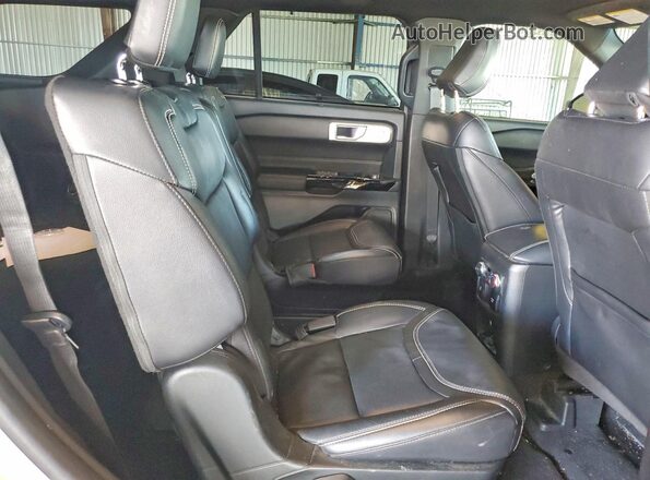 1FM5K8GC9NGC39152 2022 FORD EXPLORER White უკანა სალონის ხედი