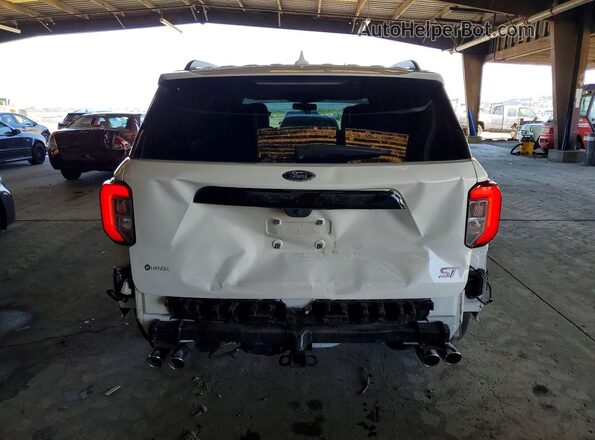 1FM5K8GC9NGC39152 2022 FORD EXPLORER White უკანა ხედი