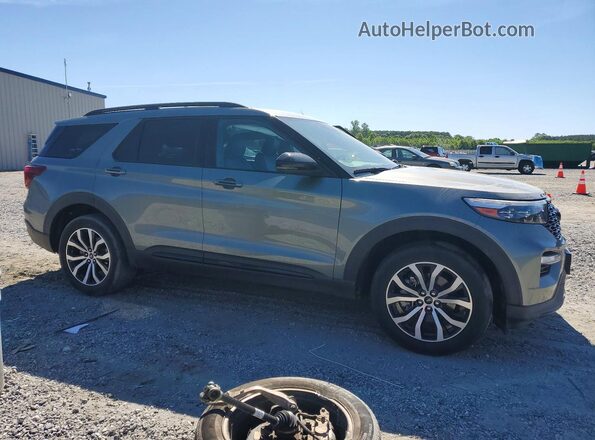 1FM5K8GCXLGA67498 2020 FORD EXPLORER Gray Передня права чверть